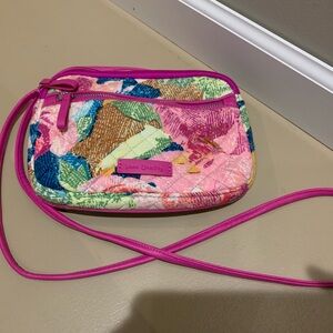 Vera Bradley Pink Multicolor Crossbody Bag